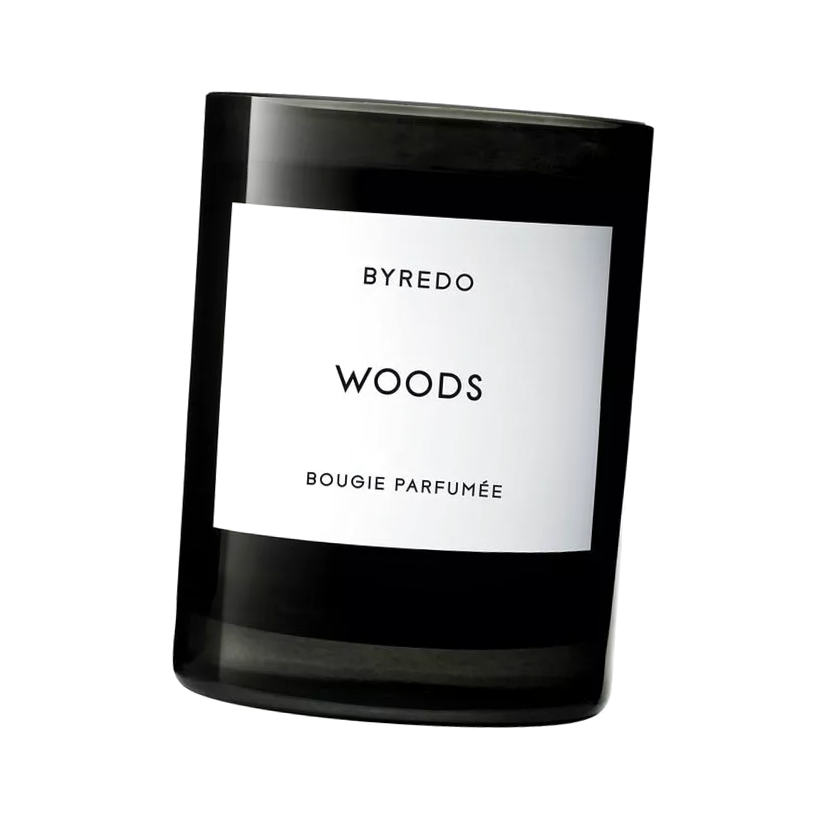 Женская свеча ароматическая Byredo Woods 240 гр для дома - Байредо Вудс