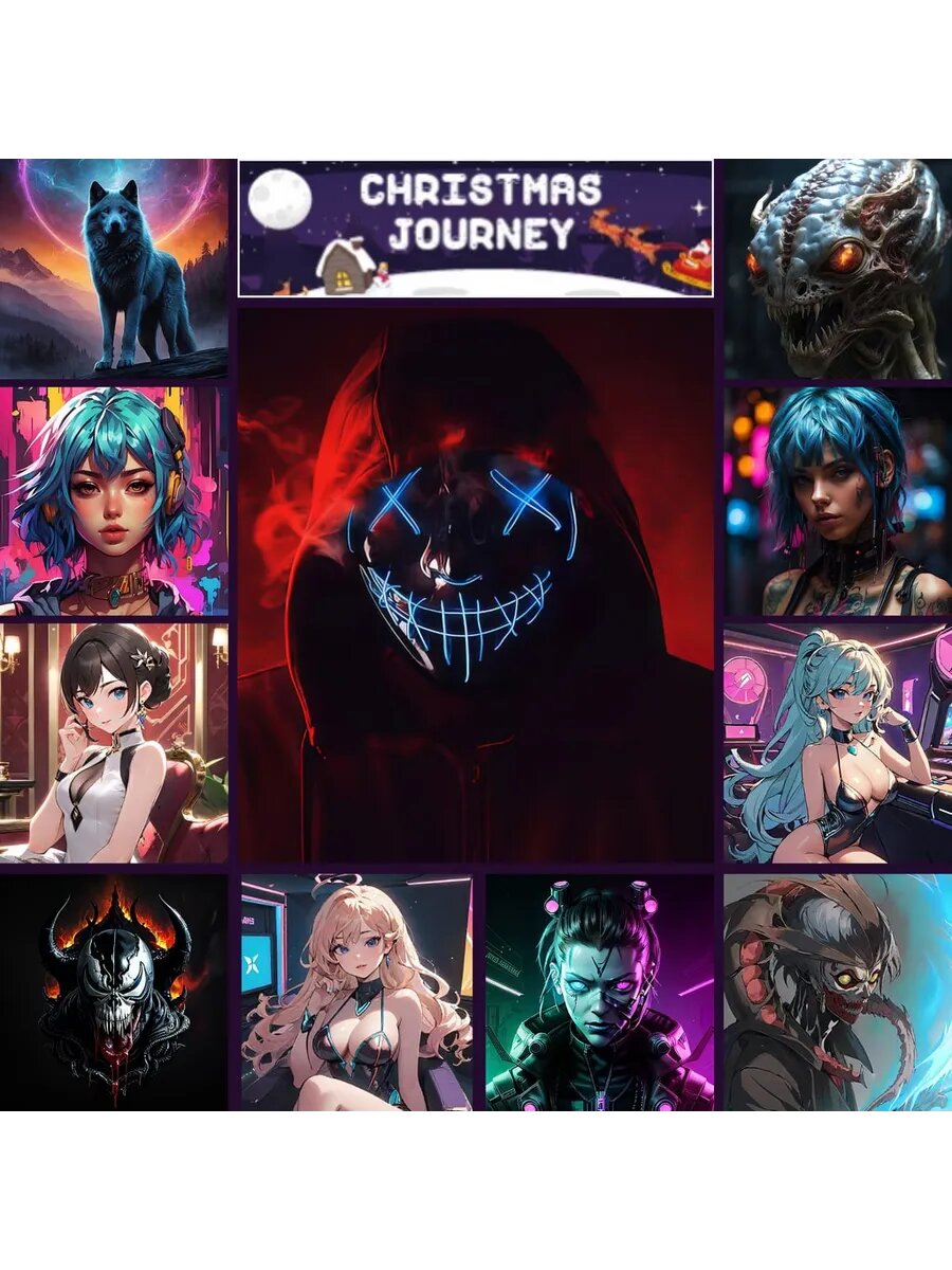 Christmas Puzzle Journey Avatar Bundle with Invisible Avatar