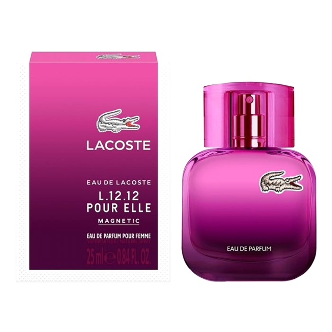 Женский парфюм Лакоста Л 12.12 фиолетовые 25 мл - Lacoste Eau De Lacoste Magnetic Pour Elle