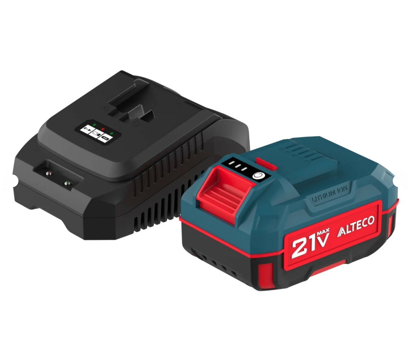 Аккумулятор+зарядное устройство 21В 2Ah Li-iON(BCD 21-40Li+BC 21-40QF) ALTECO 93167