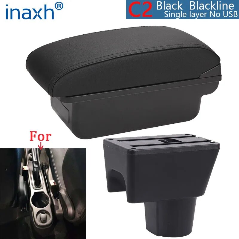 Подлокотник в авто Renault Duster/Nissan Terrano C2 Black line NO USB
