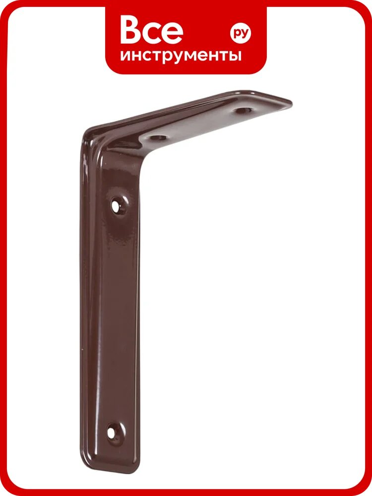 Кронштейн VORMANN 3-F 160х105х40 мм, оцинкованный, цвет: коричневый, 00165 160 B