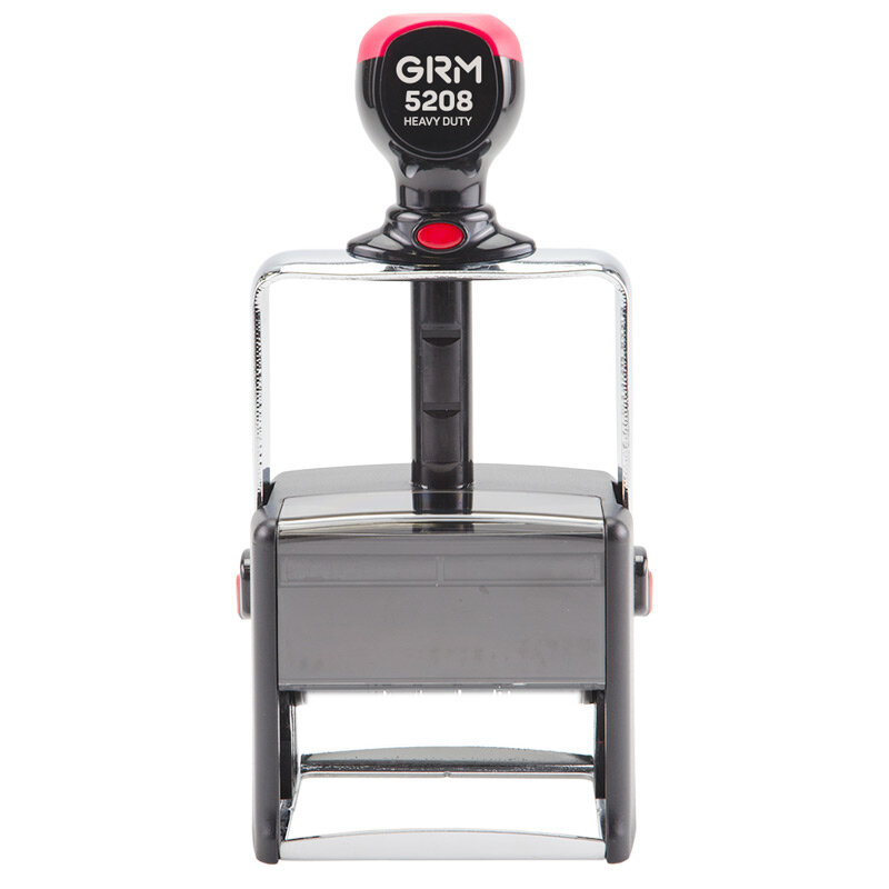 GRM 5208 Heavy Duty мет. оснастка для штампа 69х50 мм с синей подушкой