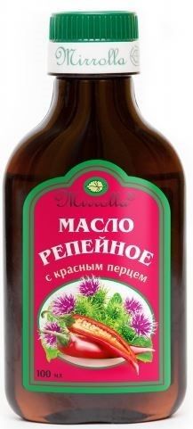 Репейное масло мирролла Красный перец 100мл