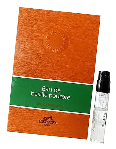 Одеколон Hermes Eau De Basilic Pourpre проба 2 / Мини-флакон аромата Гермес О Де Базилик Пурпре / Сэмпл парфюма
