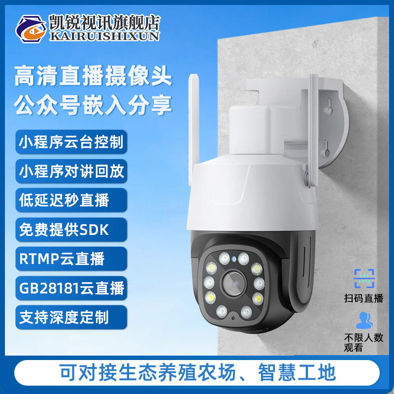 1080P HD WiFi проводная купольная камера с технологией Starlight для низкой освещенности, фиксированный фокус, черный