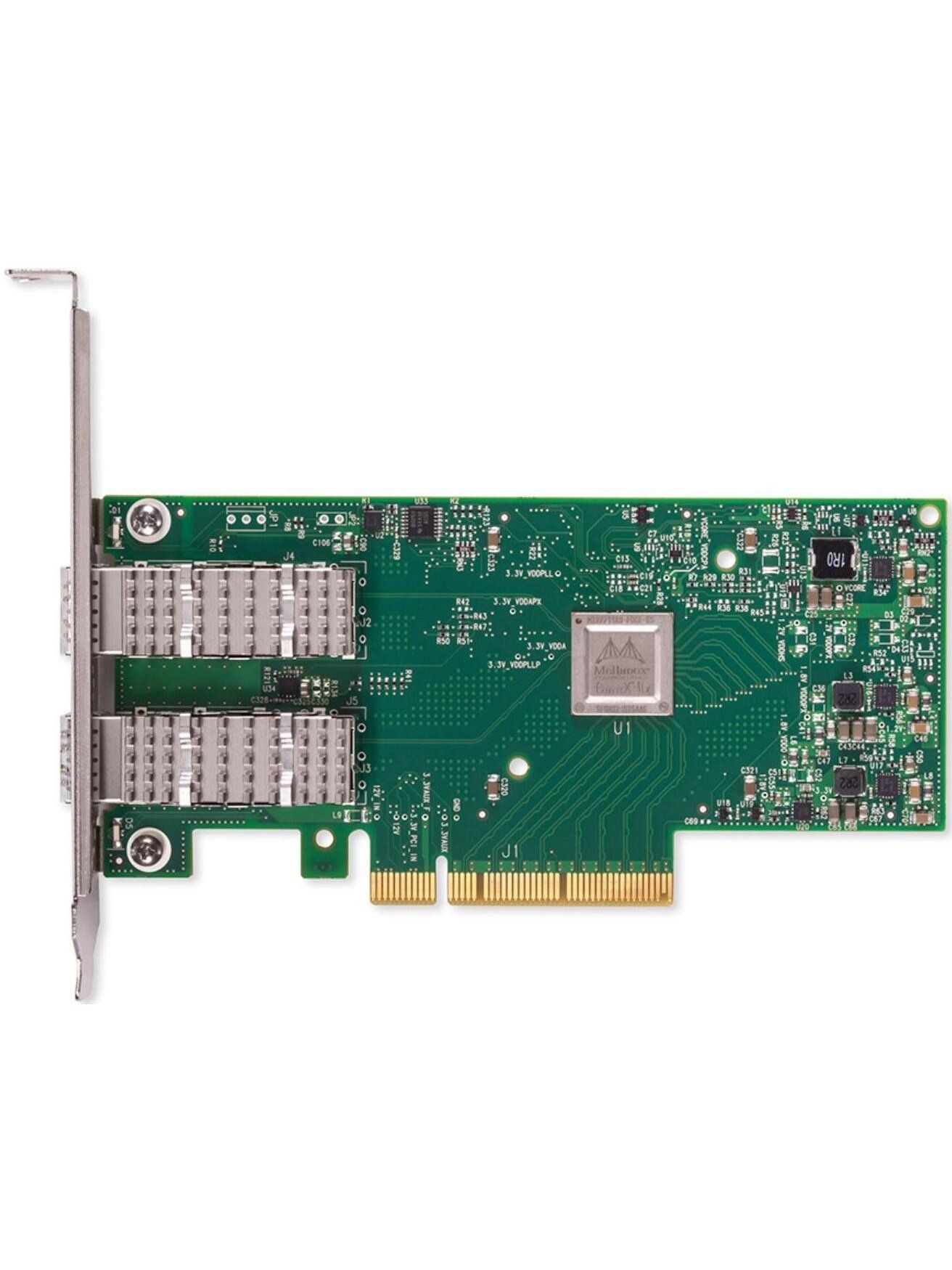 Сетевой адаптер ConnectX-4 Lx EN network interface card, 10GbE dual-port SFP28, PCIe3.0 x8, tall bracket, 1 year ConnectX-4 Lx EN network interface card, 10GbE dual-port SFP28, PCIe3.0 x8, tall bracket, 1 year