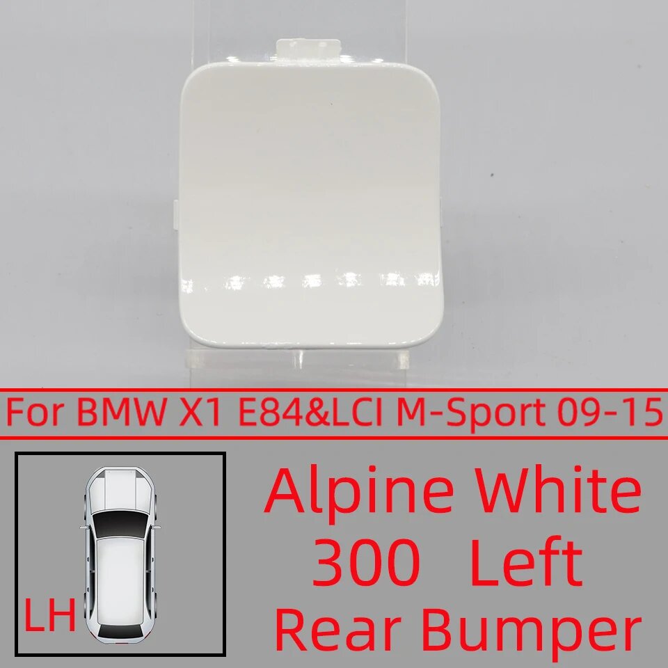 Бампер задний Alpine White LH BMW X1 E84 M-Sport 2009-2015