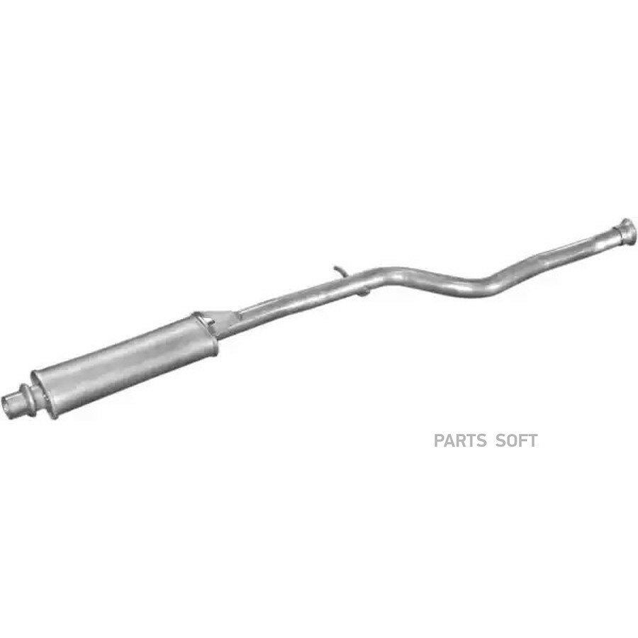 Глушитель средняя часть Peugeot 106 1.4i, 1.6i, 1.4D, 1.5D 91-99 от официального дистрибьютора, POLMOSTROW, артикул 1913
