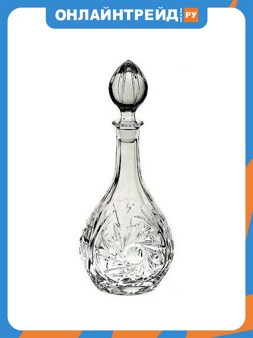 Графин Crystal Bohemia PINWHEEL, 1000 мл, хрусталь