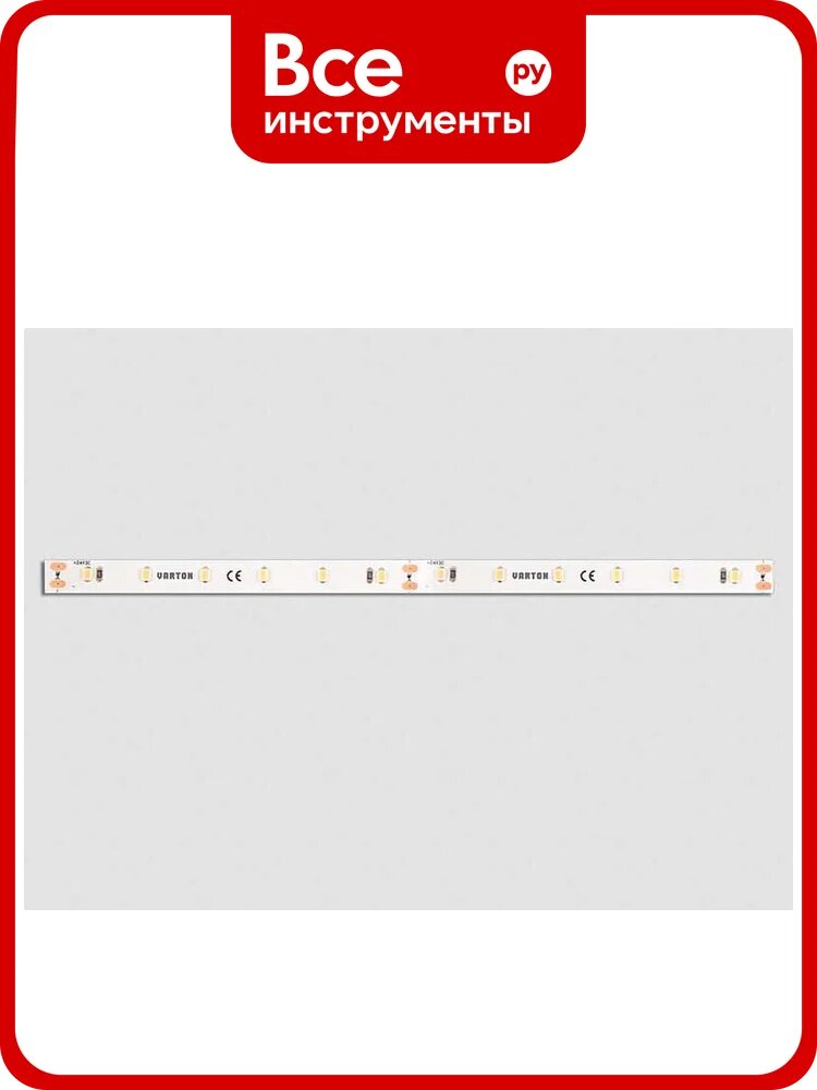 LED лента VARTON "ВАРТОН" 10.8W/m 24V 3000K 5m x08mm IP20 SMD2835 160 LED/м (упаковка 5 м) VLS-20-108-0005-08-160-30