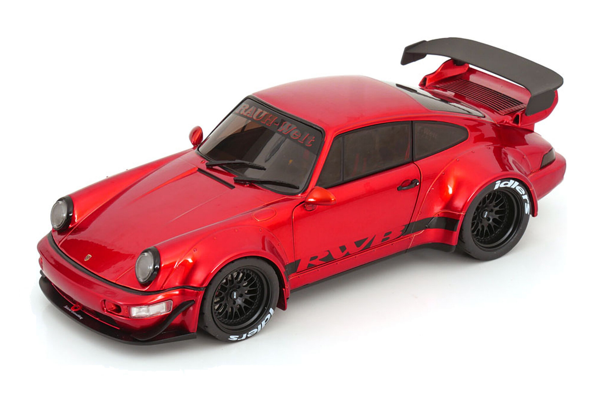 Модель коллекционная SOLIDO Porsche 911 rwb bodykit red metallic