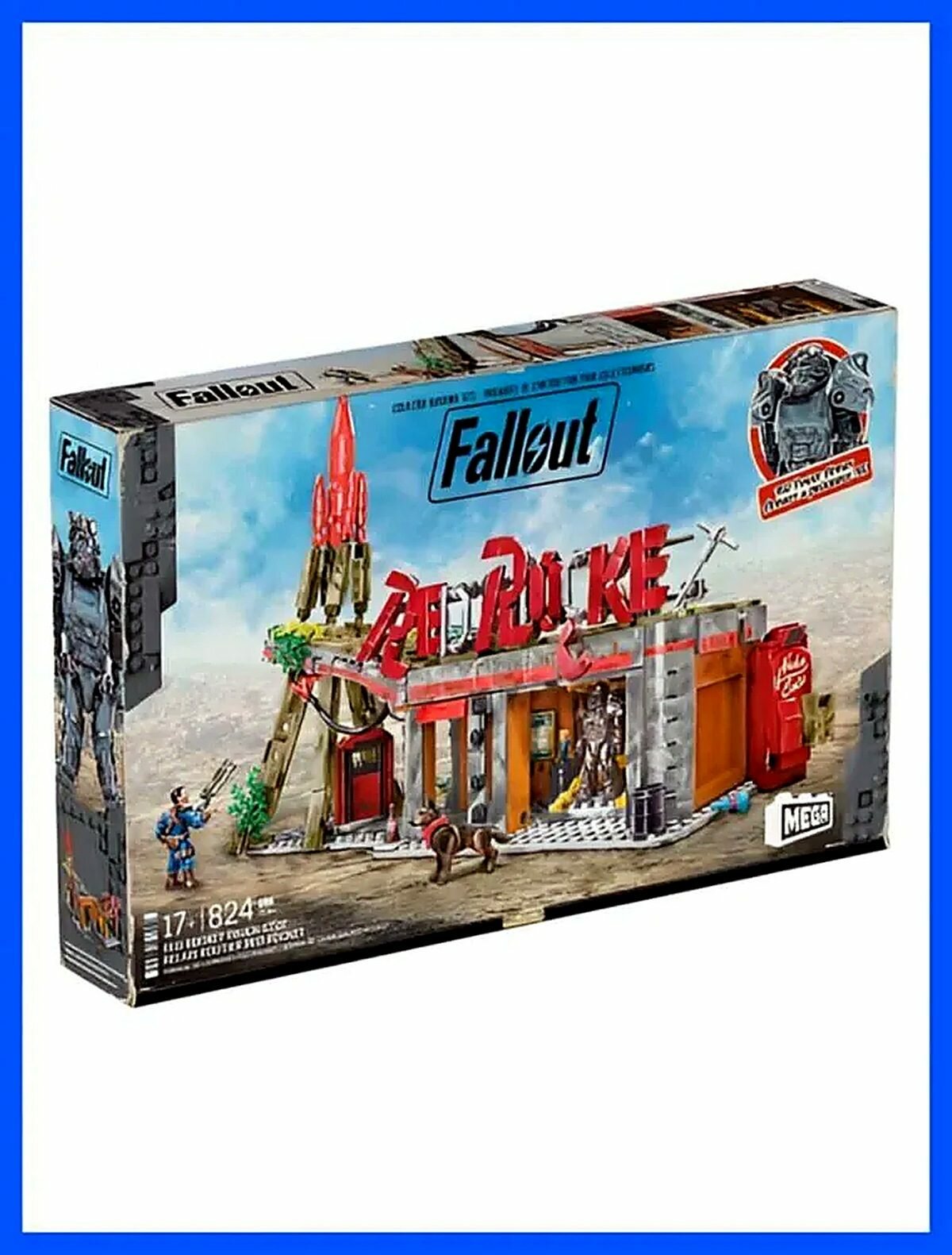 Пластиковый конструктор MEGA Fallout Станция Red Rocket HXT00