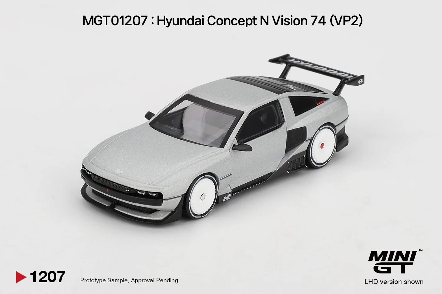 TSM MODEL Hyundai Concept N Vision 74 (VP2) 1:64 металлическая модель автомобиля