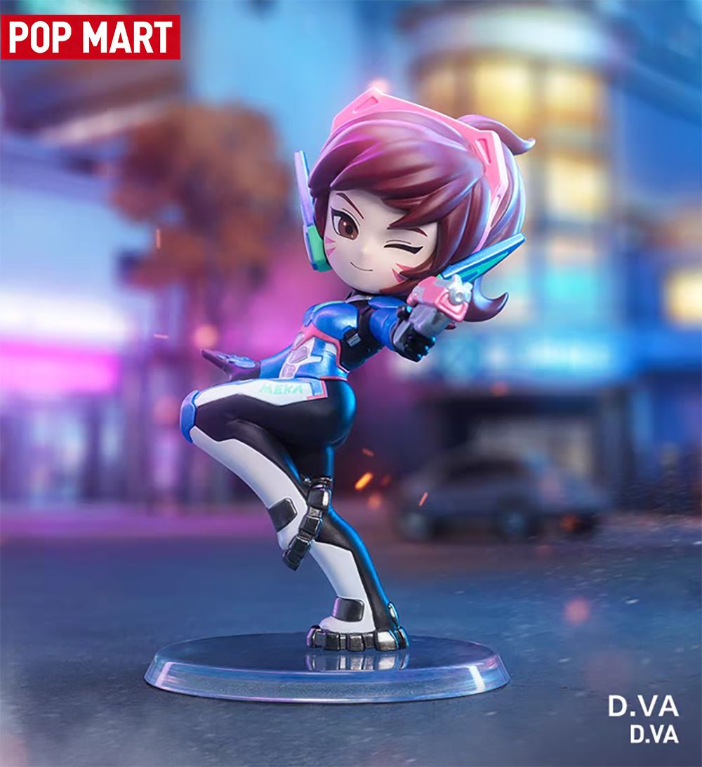 100% Original оригинал POP MART - Overwatch Play of the Game Series Figures, Подарки, D. VA 1 шт