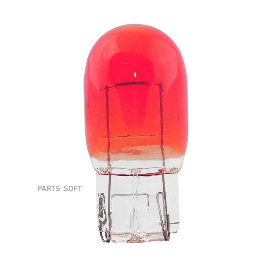 Лампа накаливания WY21W 12V W3х16d Kraft красная большая без цоколя KRAFT KT700038 | цена за 1 шт