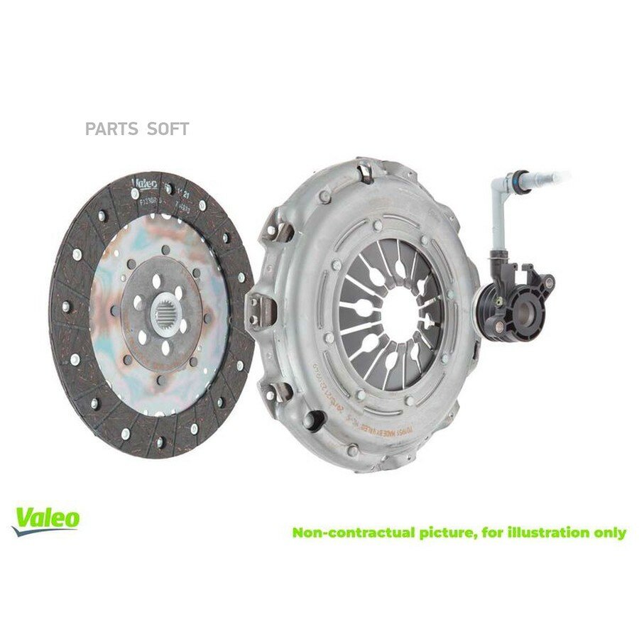 Комплекты сцепления VALEO от официального дистрибьютора, VALEO, артикул 834315