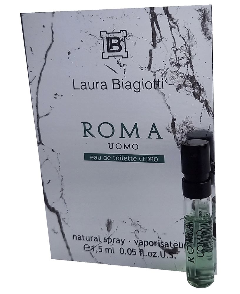 Туалетная вода мужская Roma Uomo Cedro от Laura Biagiotti - миниатюра 1.5 мл