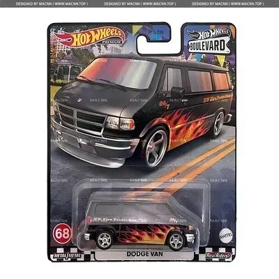 Hot Wheels Dodge Van, черный, GJT68-68