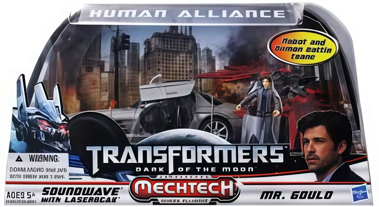 Трансформеры хасбро Игрушка Deluxe Class Human Alliance Soundwave Transformers 3 Dark of the Moon DOTM 14cm
