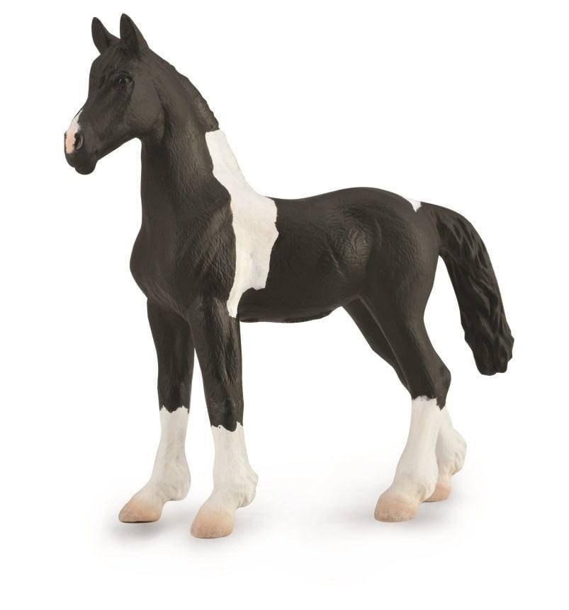 Фигурка Collecta жеребёнок Barcock Pinto 88893, коричневый, белый