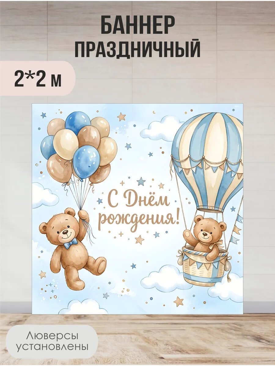 Баннер на день рождения