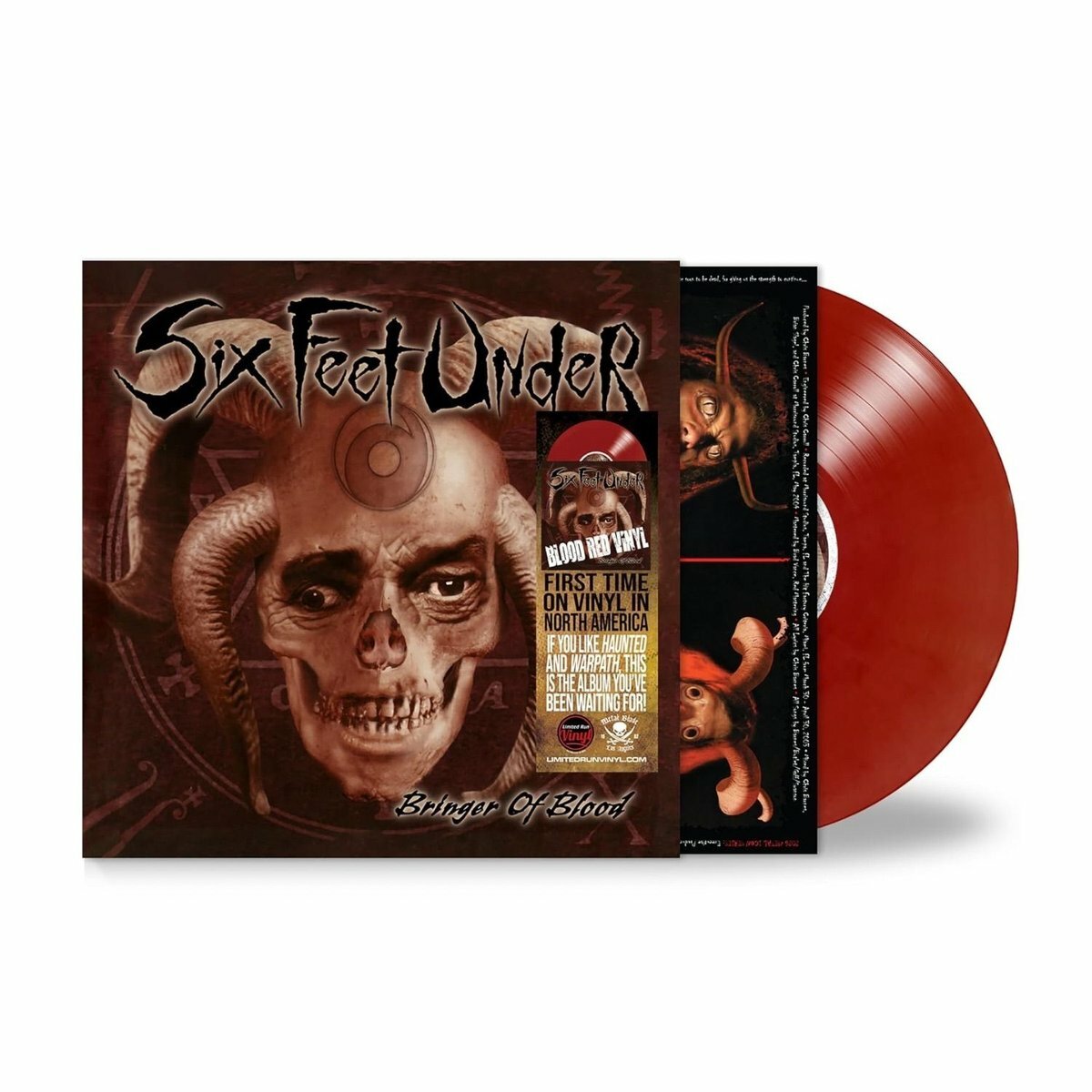 Виниловая пластинка Six Feet Under (Metal) - Bringer Of Blood , Blood Red Vinyl, LP