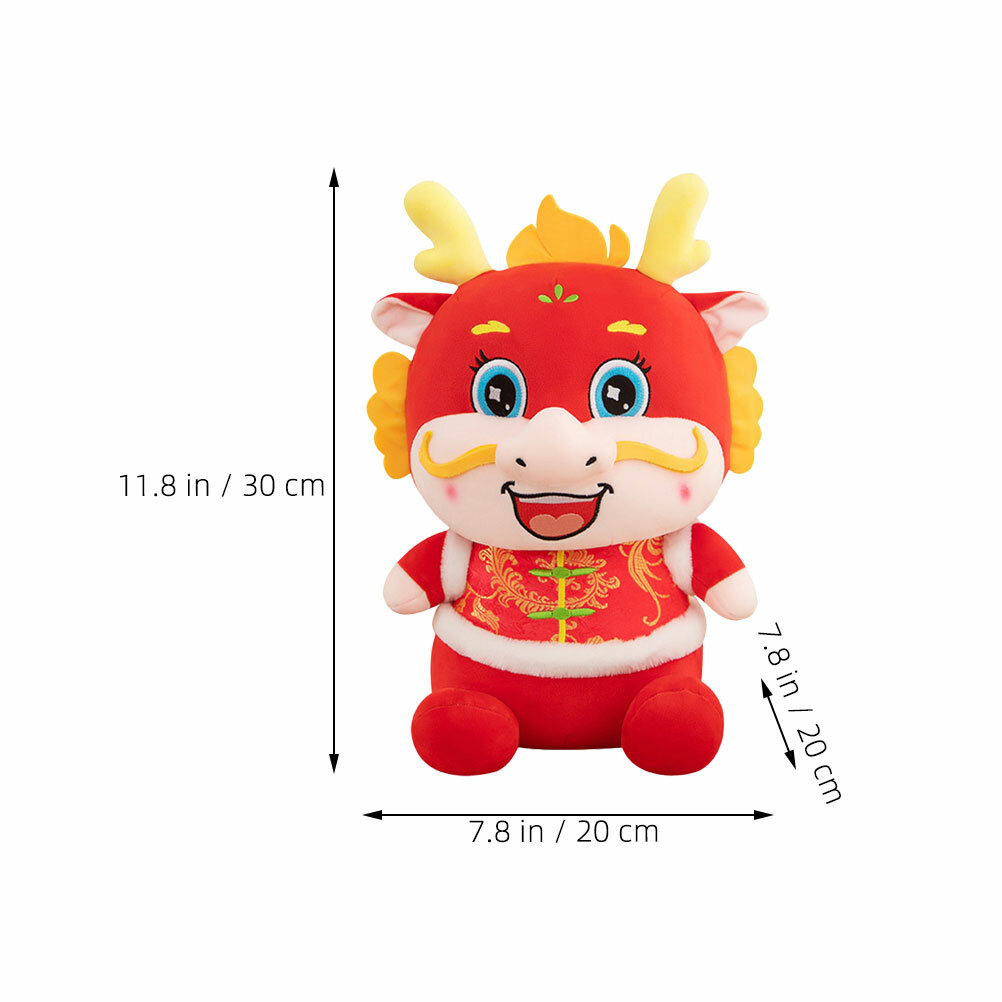 Игрушка Дракон Зодиак Карнавальное Украшение Новый Год 30.00X20.00X20.00Cm