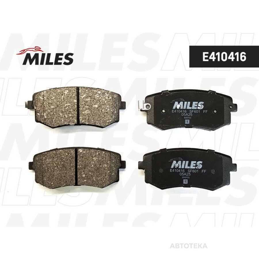 Колодки тормозные SOLLERS ATLANT- задние MILES E410416