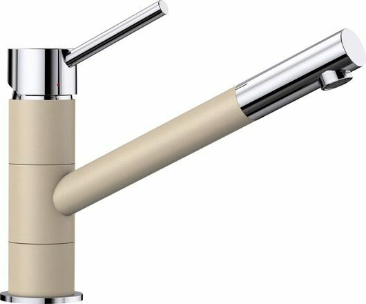 Смеситель Blanco Kano chrome/silgranit шампань 525036