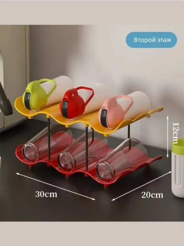Полка для барной стойки Настольная Прямая, 30х20х12 см