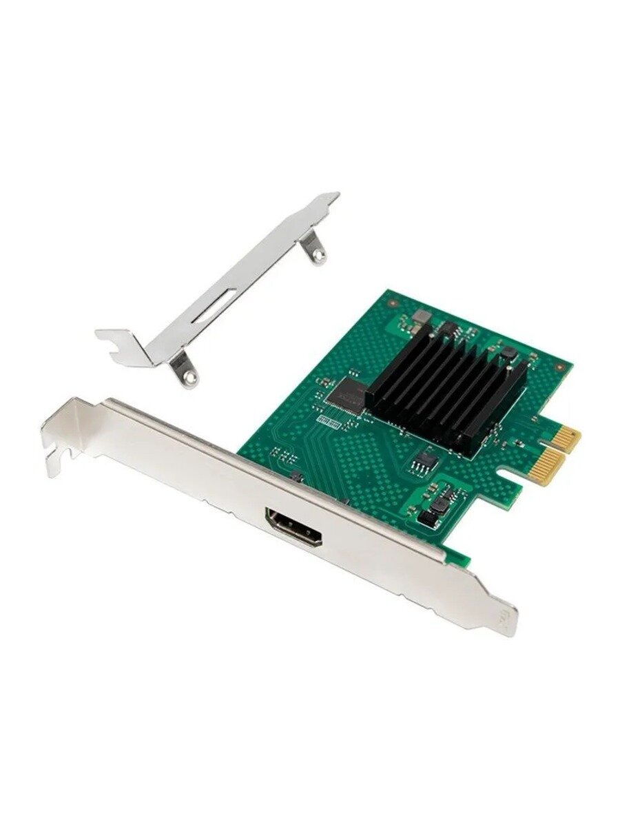 Сетевая карта PCI Express x1 с одним портом HDMI для компьютера