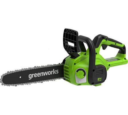 Пила цепная аккумуляторная GREENWORKS G24CS25K4, 24V, 25см