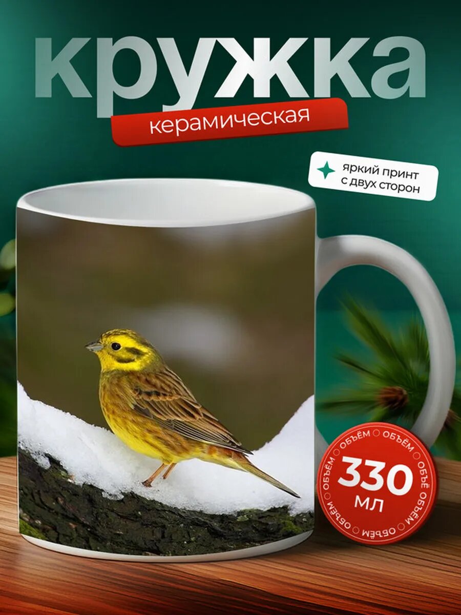 Кружка Овсянка птица,