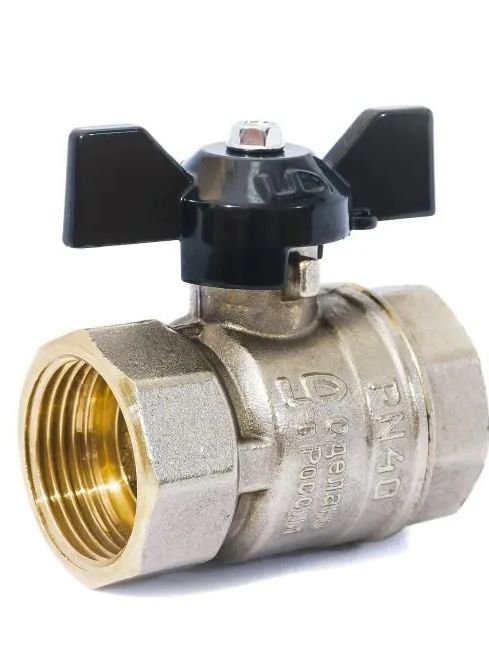 Кран шар.15. Внут-Внут. Б 1/2" бабочка "LD Pride"