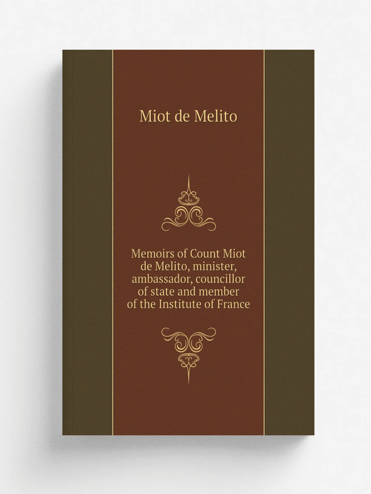 Memoirs of Count Miot de Melito, minister, ambassador, councillor of state and member of the Institute of France | Miot de Melito | 1881 | New York, …
