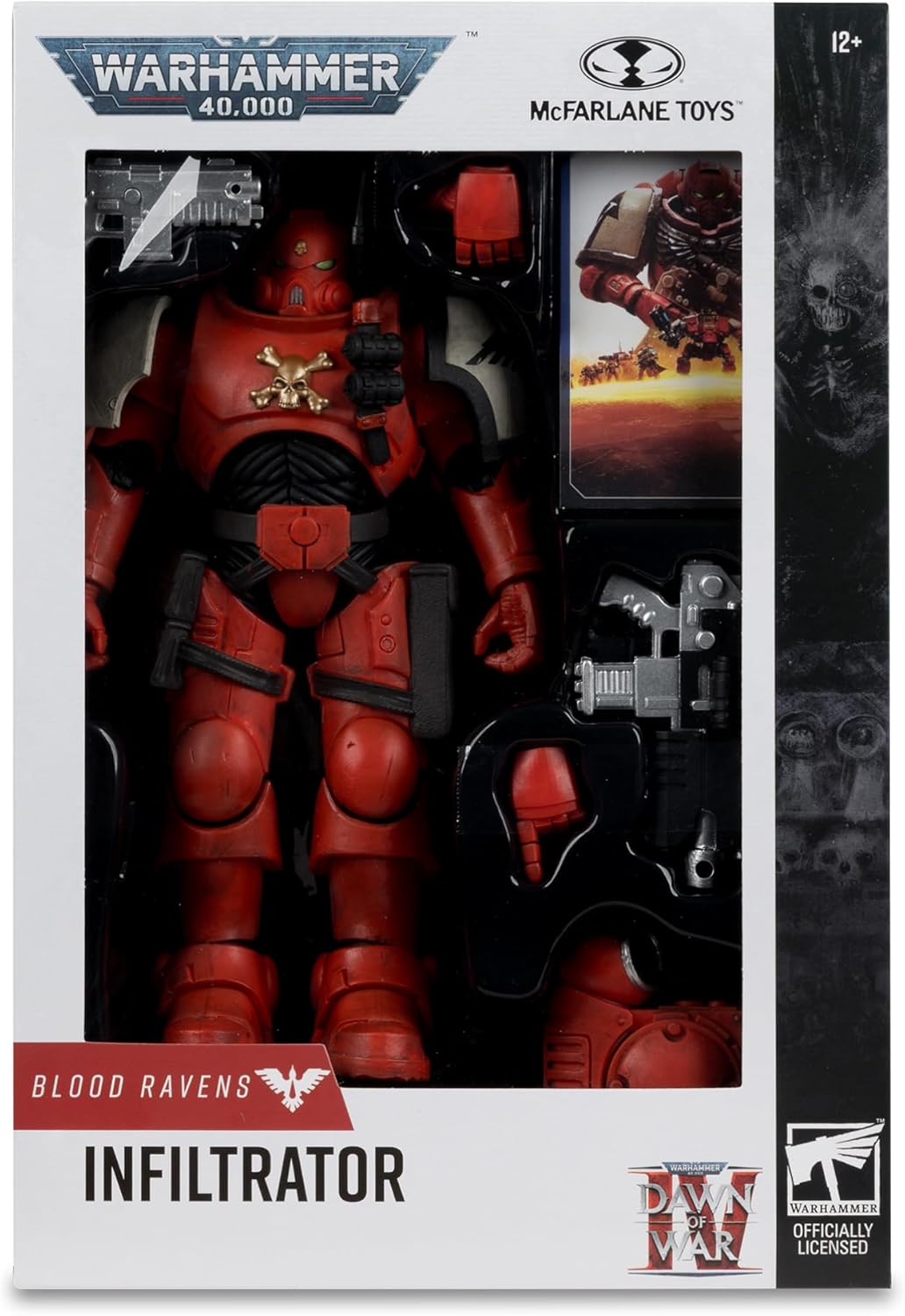 McFarlane Toys & Warhammer 40k, Инфильтраторы (Кровавые Вороны) Рассвет Войны 4 Небольшие скульптуры игровые коллекционные фигурки IP. Уникальные коллекционные фигурки