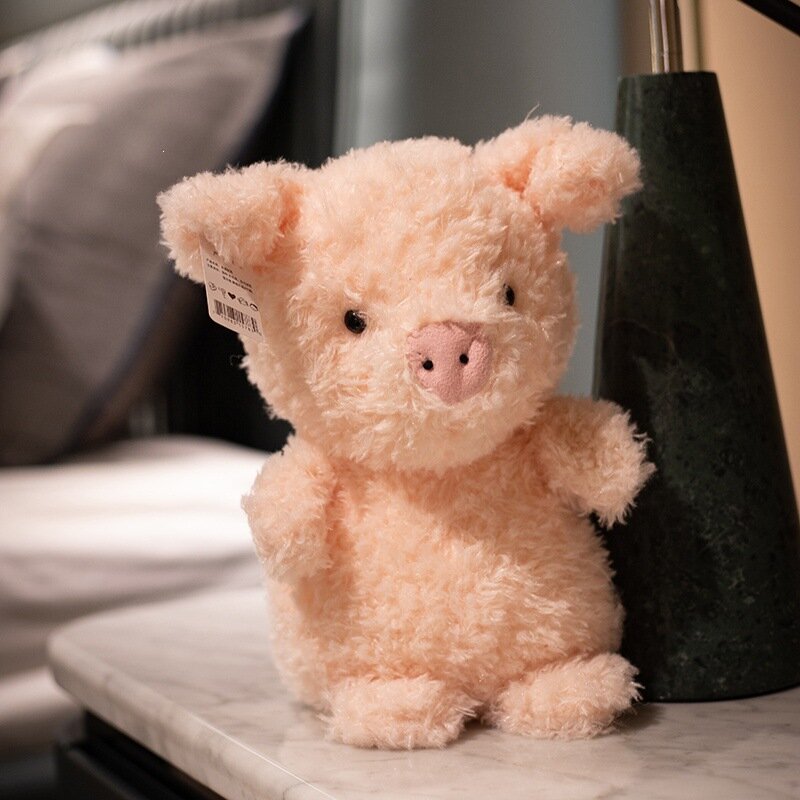 Оригинальная плюшевая игрушка Jellycat Little Woolly Поросята 20см Мягкая игрушка для детей и взрослых на день рождения