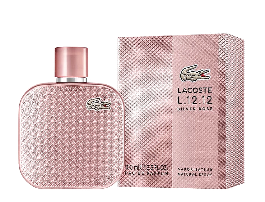 Парфюмерная вода Lacoste L 12 12 Silver Rose 100 мл женская - Лакост Л 12 Сильвер Роуз