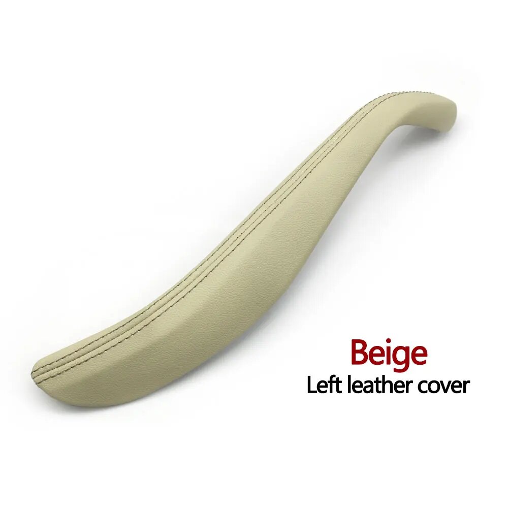 Кожаная накладка на ручку двери Beige, левая, BMW G30 G31 F90