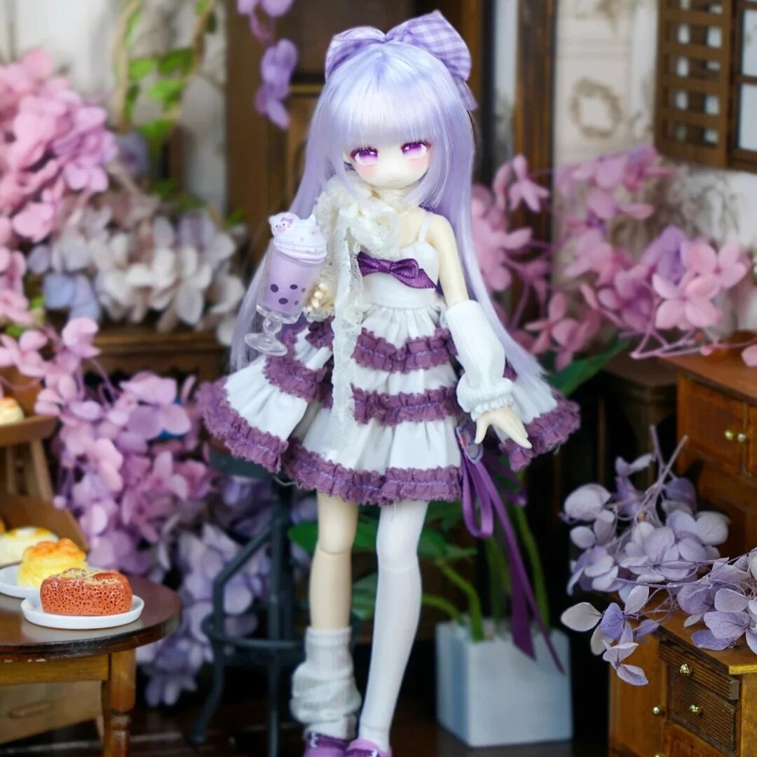 Momotale Four Seasons Tea Tales Series Bjd Mystery Box Фиолетовый, Open-Taro