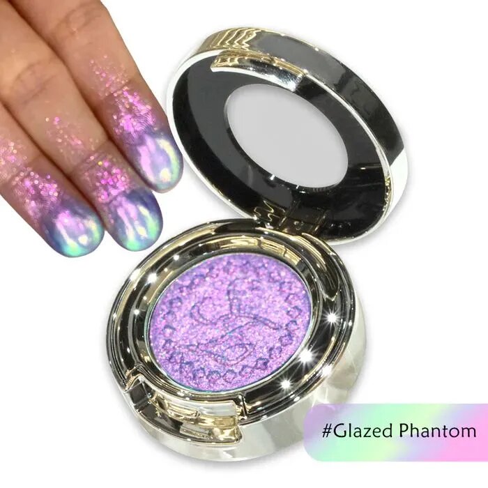 Палитра теней для век SheenEffect , Монохромный, хамелеон, 1.8 г - #Glazed Phantom
