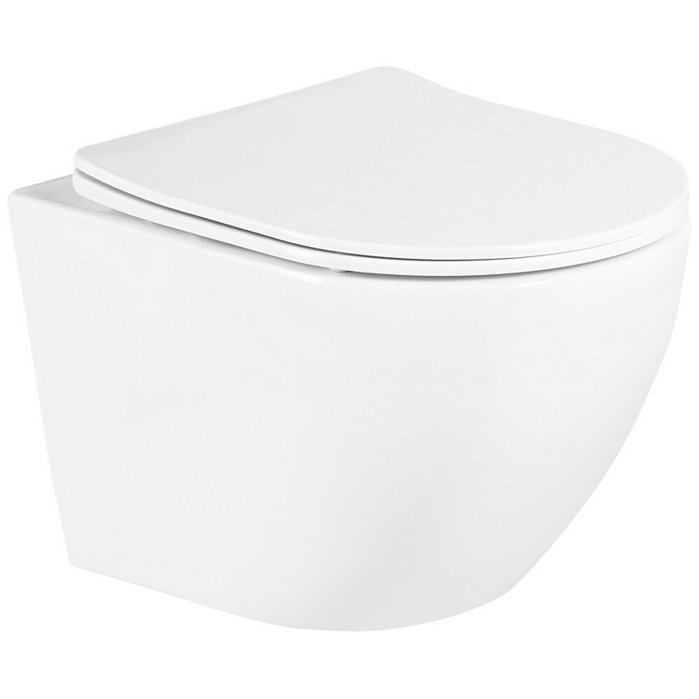 Унитаз подвесной BelBagno Uno BB3105CHR/SC безободковый