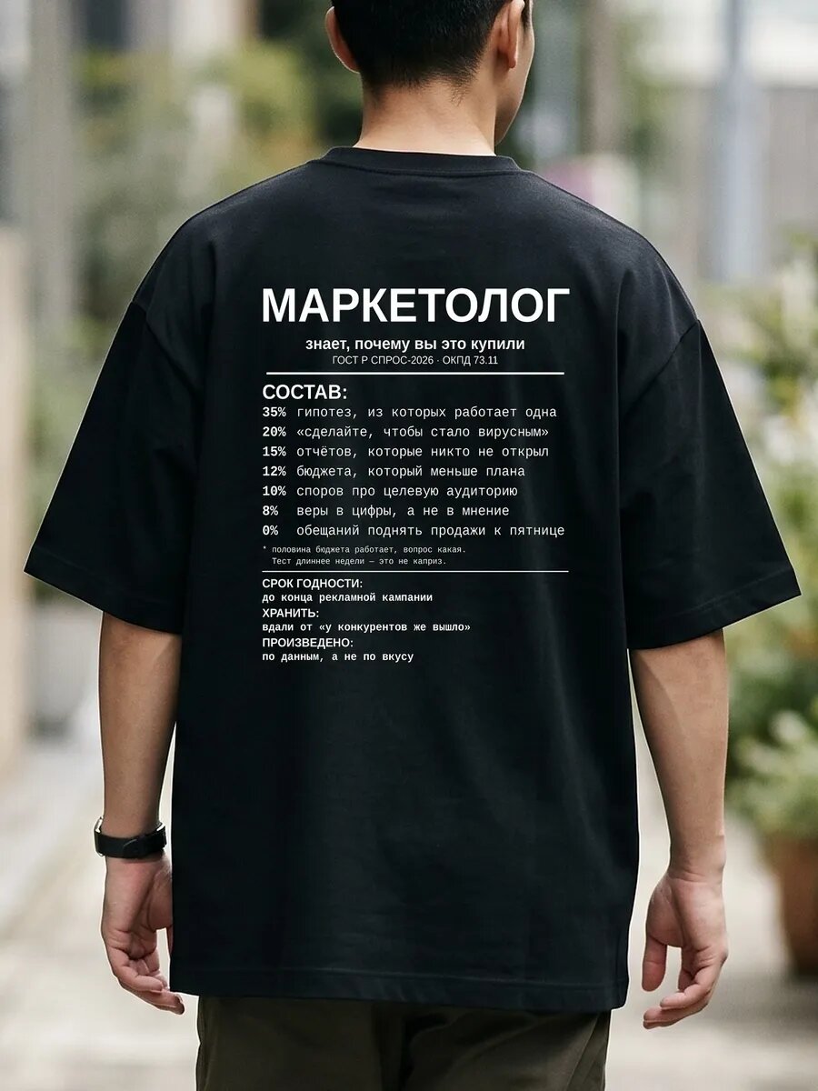 Футболка KRISTABELL профессия Маркетолог