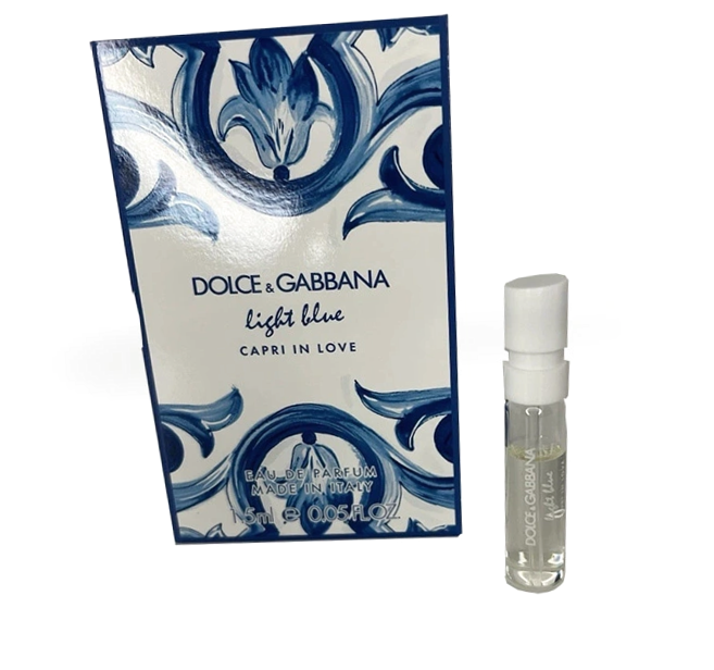 Проба парфюма Dolce Gabbana Light Blue Capri In Love 1.5 / Парфюмерная вода Дольче Габбана Лайт Блю Капри Ин Лав миниатюра