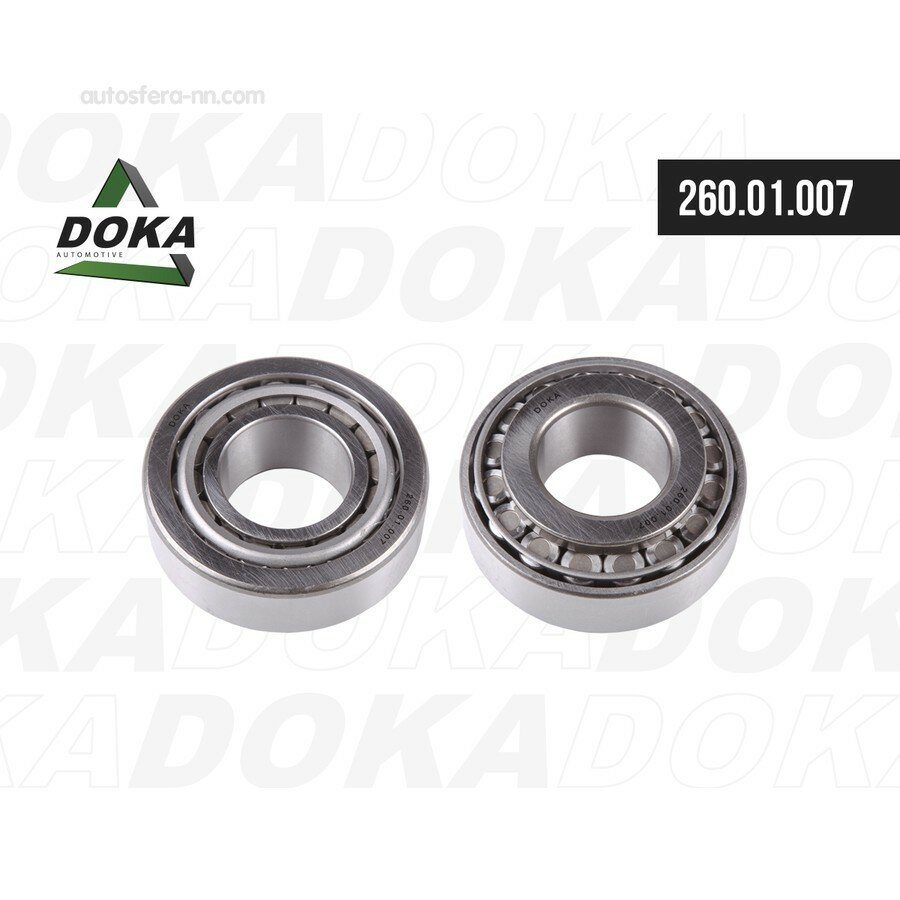 DOKA 26001007 Подшипник ступицы передней внутренний D=120, d=55, b=45.5