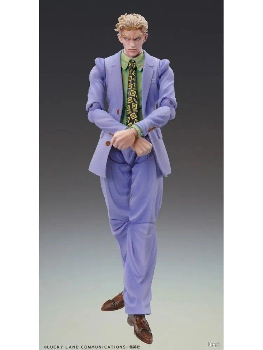 Фигурка Невероятные приключения ДжоДжо Йошикаге Кира / JoJo purple (15см)