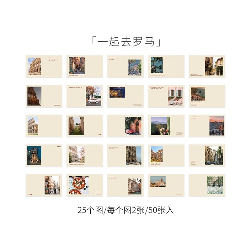 Стикеры для скрапбукинга Yoonfun милый блокнот, 50 листов в упаковке