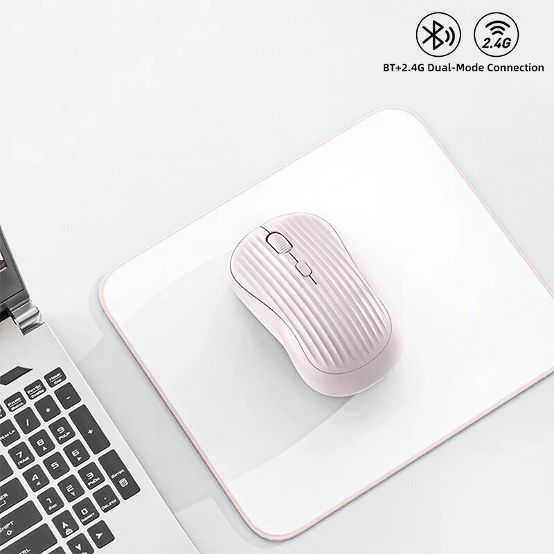 Беспроводная мышь Pink, Bluetooth 2.4G, 3 DPI