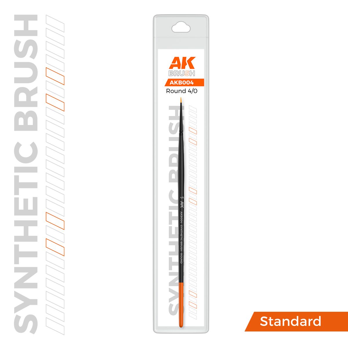 Кисточка для моделирования AK Interactive Synthetic Brush Round 4/0